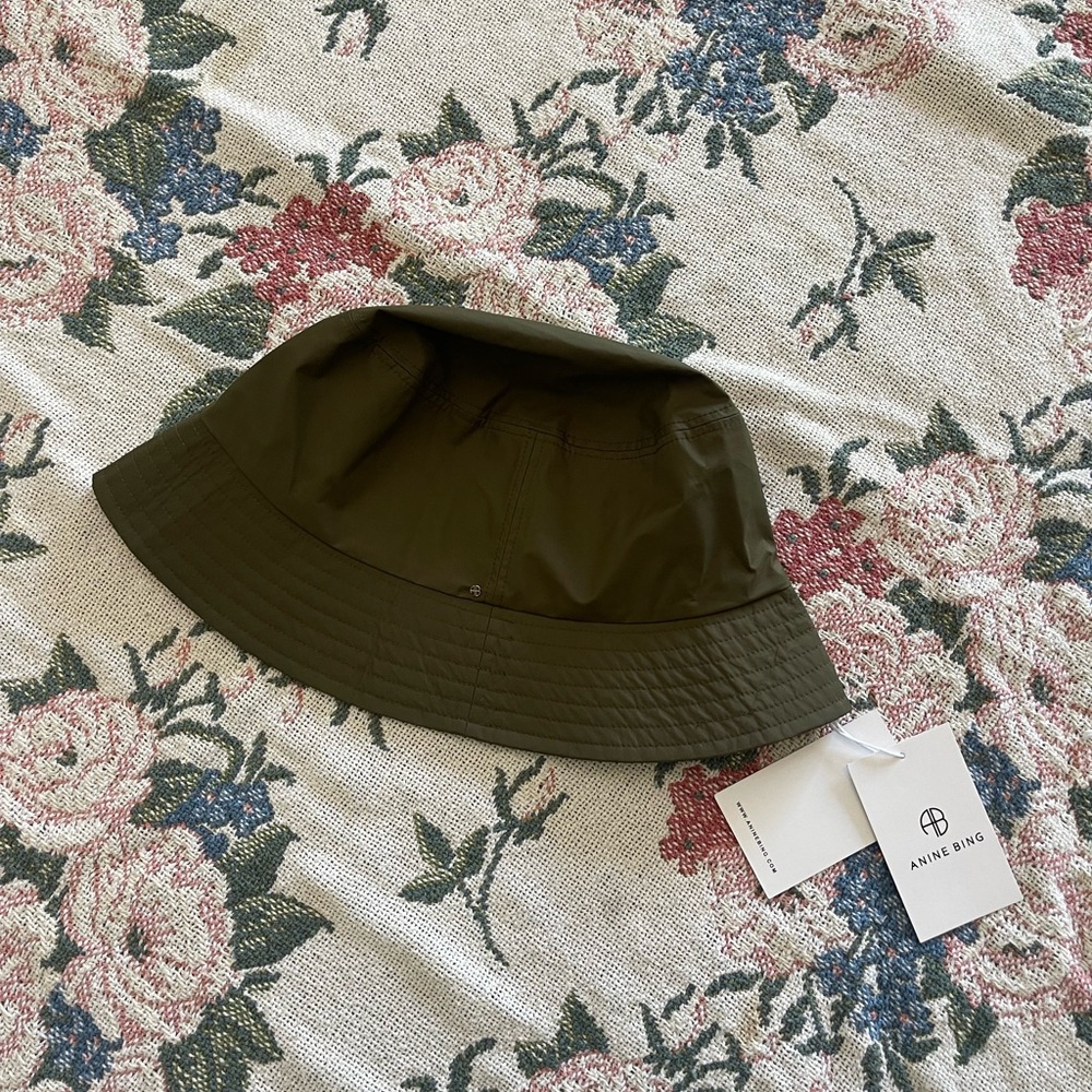 Anine Bing Olive Bucket Hat